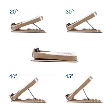 Plastic Portable Slant Board, Portable & Adjustable Incline Foot Stool