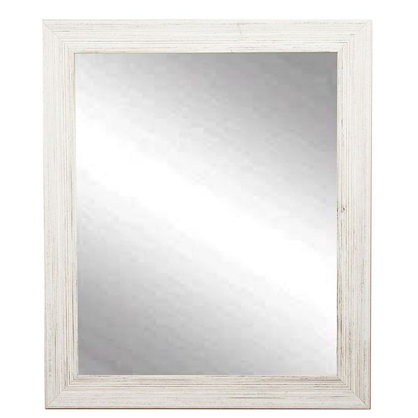 Coastal Whitewood Wall Mirror 21.5" x 31.5"