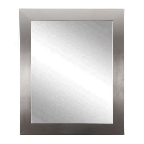 Nickel Silver Vanity Mirror 27" x 32"