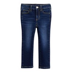 Toddler Girl Cute Blue Jeans Baby Pull On Denim Pants Trousers