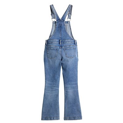 Girls 6-20 SO® Flare-Leg Denim Overalls in Regular & Plus Size