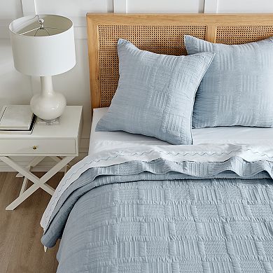 Draper James Clarise Chambray Coverlet or Sham