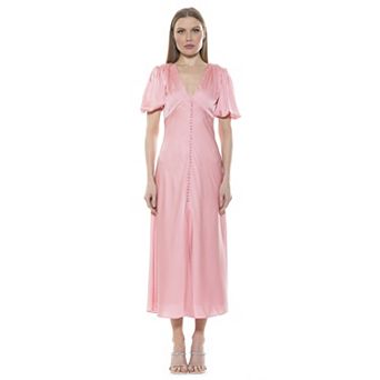 Women's ALEXIA ADMOR Lorelei Bubble Sleeve Midi Dress
