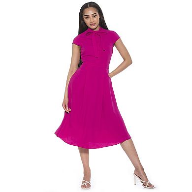 Women's ALEXIA ADMOR Kidman Mockneck Fit & Flare Dress