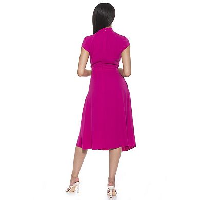 Women's ALEXIA ADMOR Kidman Mockneck Fit & Flare Dress