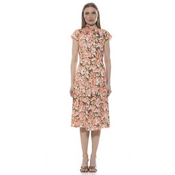 Women's ALEXIA ADMOR Kidman Mockneck Fit & Flare Dress