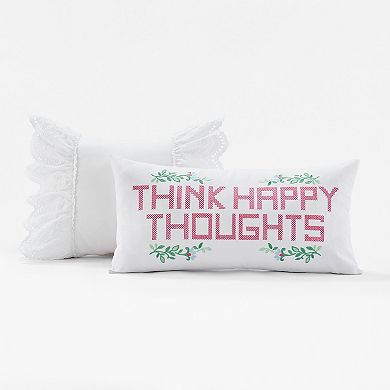 Draper James Think Happy Thoughts Decorative Pillow