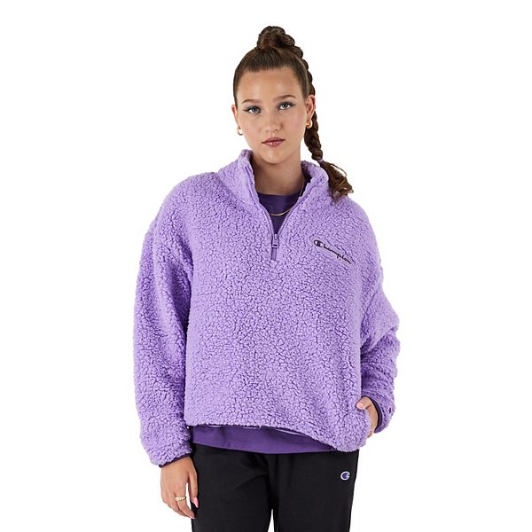 Women's Champion® Quarter Zip Sherpa Pullover