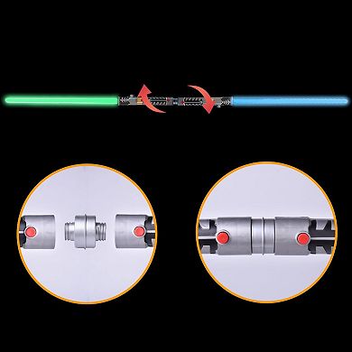 Two in One LED Light Up Laser Sword Toys