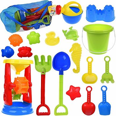 19 Pcs Sea Animal Beach & Sand Toys for Kids