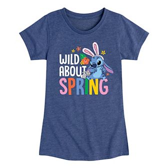 Disney's Lilo & Stitch Girls 7-16 Wild Spring Graphic Tee