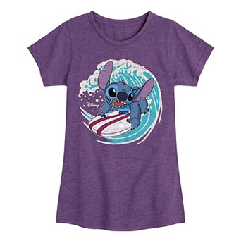 Disney's Lilo & Stitch Girls 7-16 Surf Graphic Tee