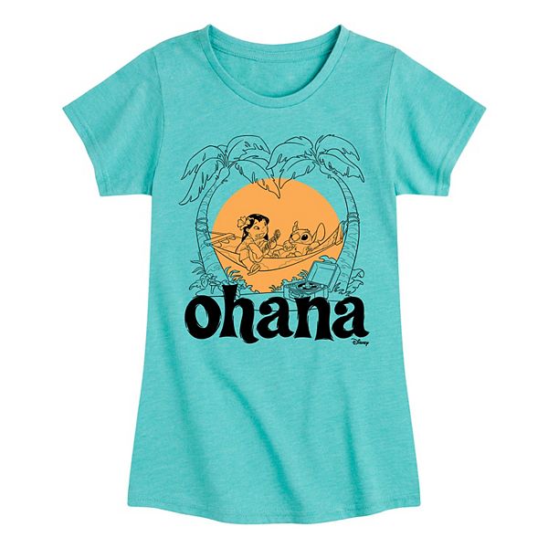 Disney's Lilo & Stitch Girls 7-16 Ohana Graphic Tee