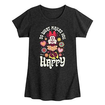 Disney's Minnie Mouse Girls 7-16 You Happy Graphic Tee