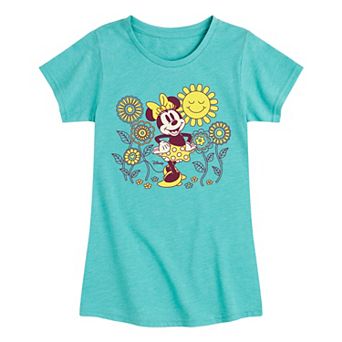 Disney's Minnie Mouse Girls 7-16 Flowers Graphic Tee