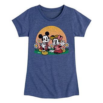 Disney's Mickey & Minnie Girls 7-16 Sunset Graphic Tee