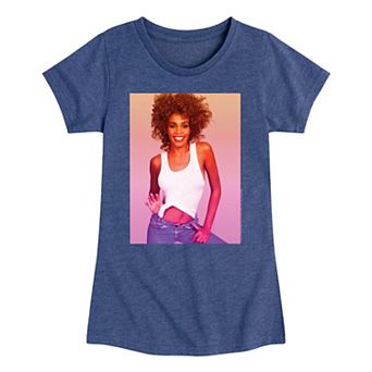 Girls 7-16 Whitney Houston Photo Tee