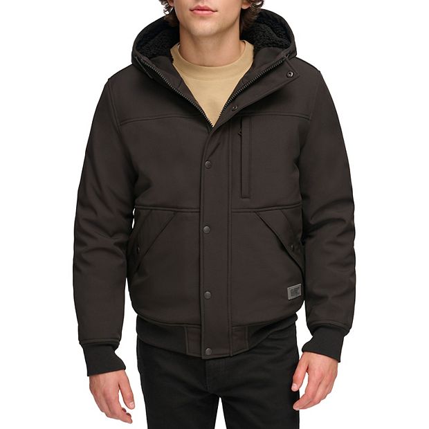 Levi's Men's Twill Hooded Bomber Jacket - Macy's