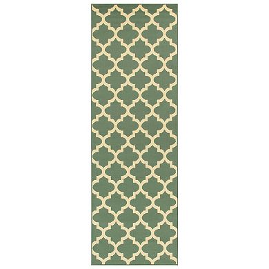 SUPERIOR Modern Quatrefoil Indoor Area Rug
