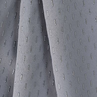 SUPERIOR Shimmer 2-Pack Room Darkening Rod Pocket Curtain Set