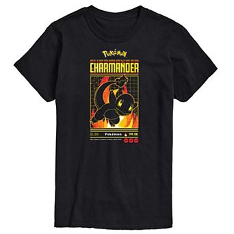 Men's Pokemon Charmander Retro Tee