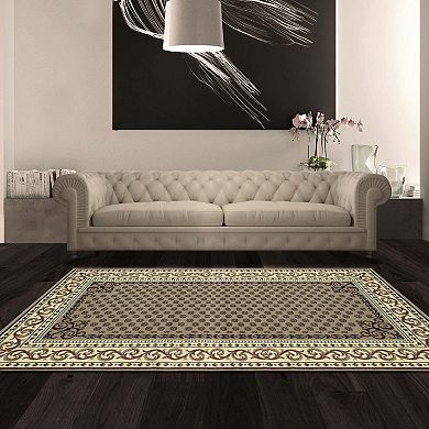 SUPERIOR Longfield Traditional Floral Indoor Area Rug