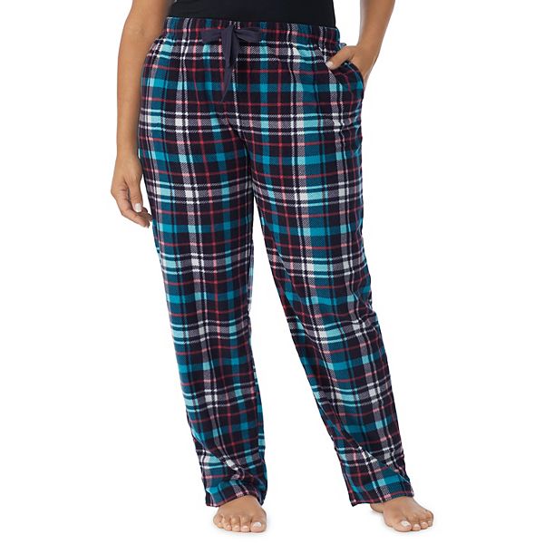 Plus Size Cuddl Duds® Minky Fleece Open Leg Pajama Pants