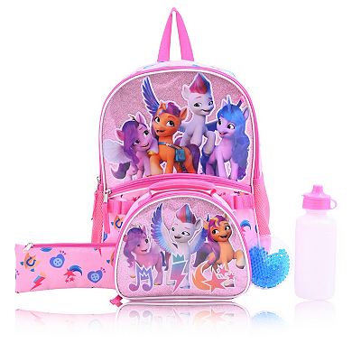 Kids My Little Pony 5-Piece Backpack Set