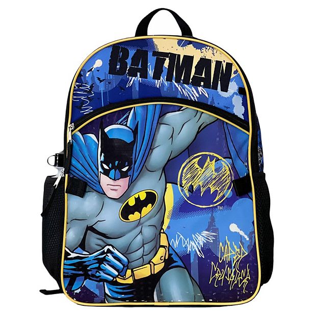 Kids DC Comics Batman 5-Piece Backpack Set