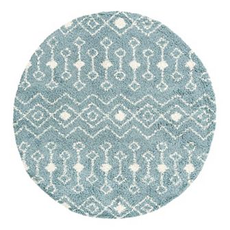 Unique Loom Meknes Moroccan Trellis Shag Rug