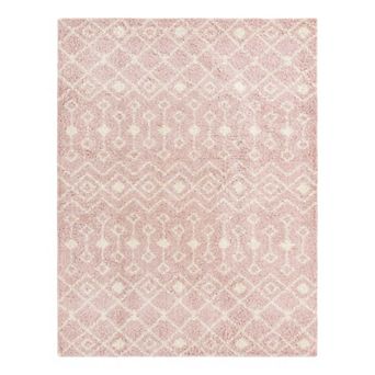 Unique Loom Meknes Moroccan Trellis Shag Rug