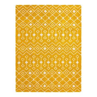 Unique Loom Meknes Moroccan Trellis Shag Rug