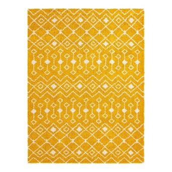 Unique Loom Meknes Moroccan Trellis Shag Rug