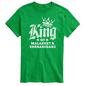 Big & Tall King Of Malarkey Shenanigans Tee