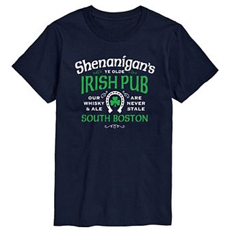 Big & Tall Shenanigans Irish Pub Tee
