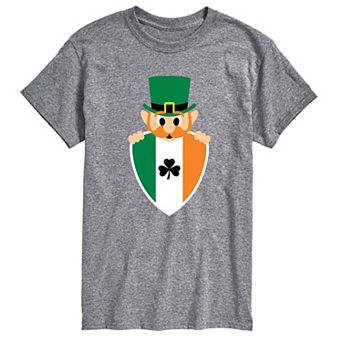 Big & Tall Leprechaun Irish Shield Tee