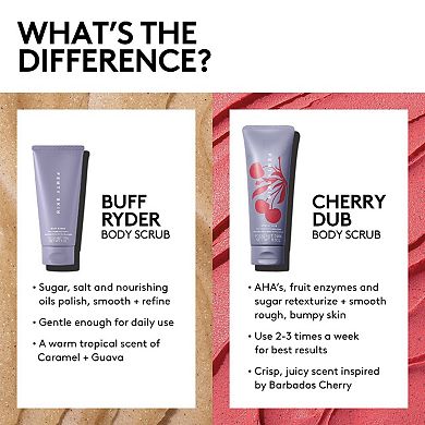 Cherry Dub Triple Action AHA Body Scrub
