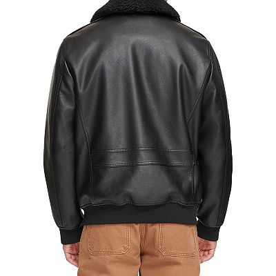 Men's Levi's® Faux Leather Bomber Jacket
