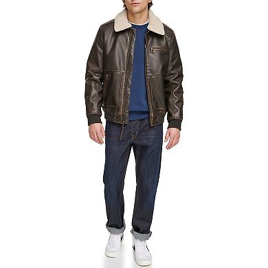Men's Levi's® Faux Leather Bomber Jacket