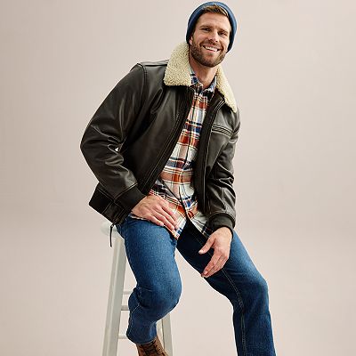 Men's Levi's® Faux Leather Bomber Jacket Men's Levi's® Faux Leather Bomber Jacket