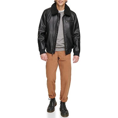 Men's Levi's® Faux Leather Bomber Jacket Men's Levi's® Faux Leather Bomber Jacket