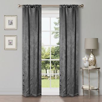 SUPERIOR Waverly 2 pc Room Darkening Rod Pocket Curtain Set
