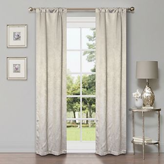 SUPERIOR Waverly 2 pc Room Darkening Rod Pocket Curtain Set