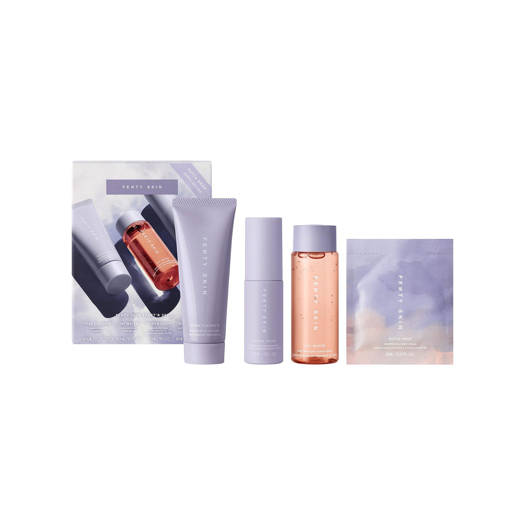 Fenty Skin Travel-Size Startr Set with Mineral SPF, None