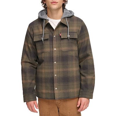 Levi's hooded sherpa lined jacket hotsell
