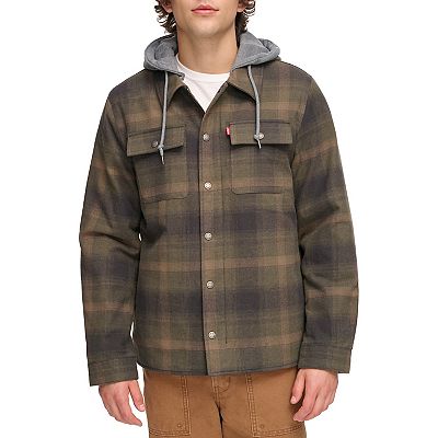 Levi's hooded sherpa lined jacket hotsell