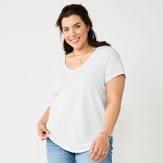 Junior plus shop size shirts