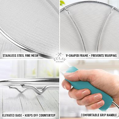 Zulay Kitchen Splatter Screen for Frying Pan