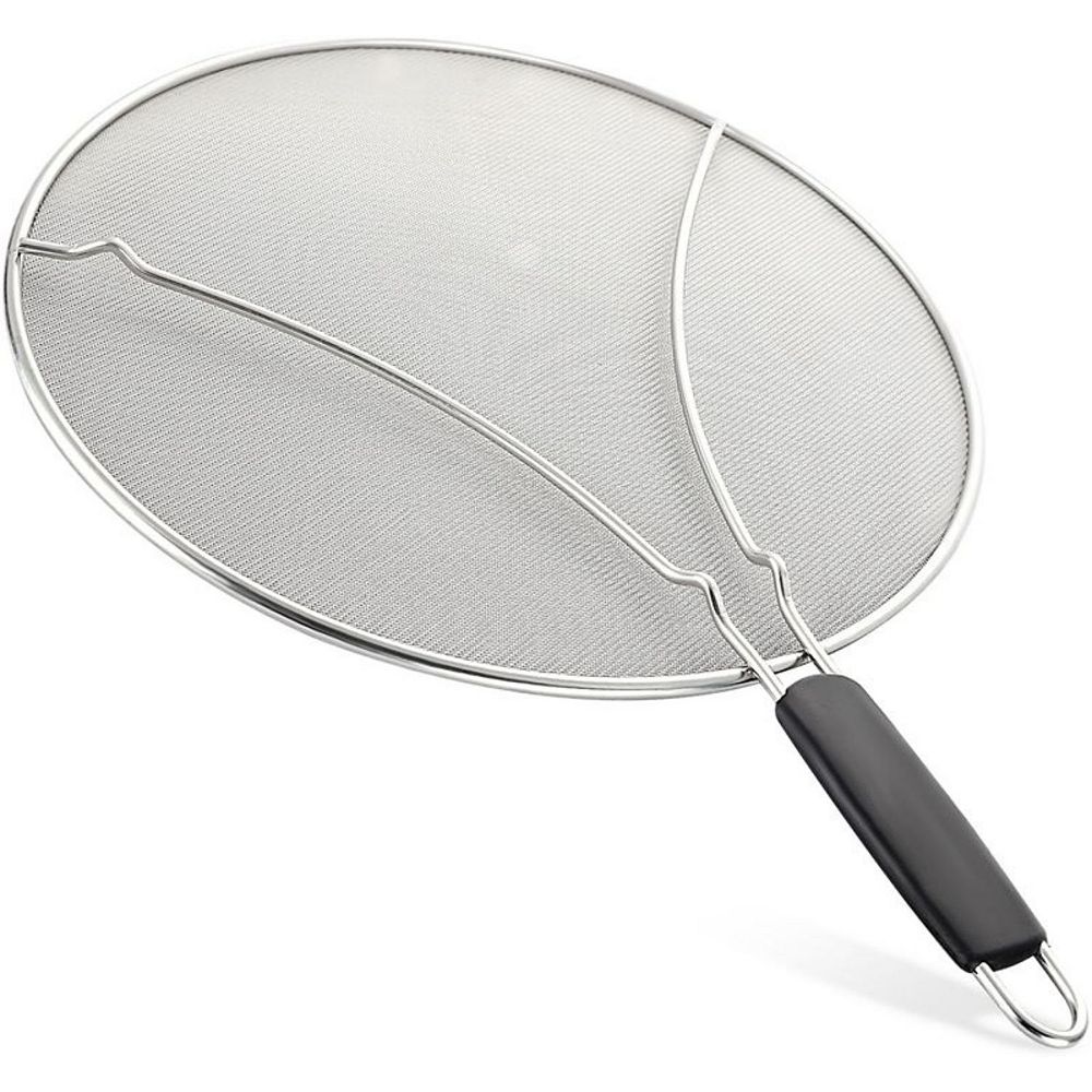 Zulay Kitchen Splatter Screen for Frying Pan - Black