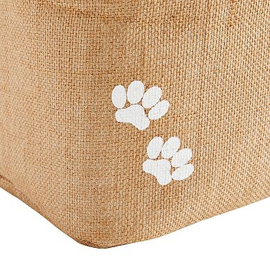 Juvale Foldable Pet Toy and Accessory Storage Bin (15 x 12 x 14 Inches)